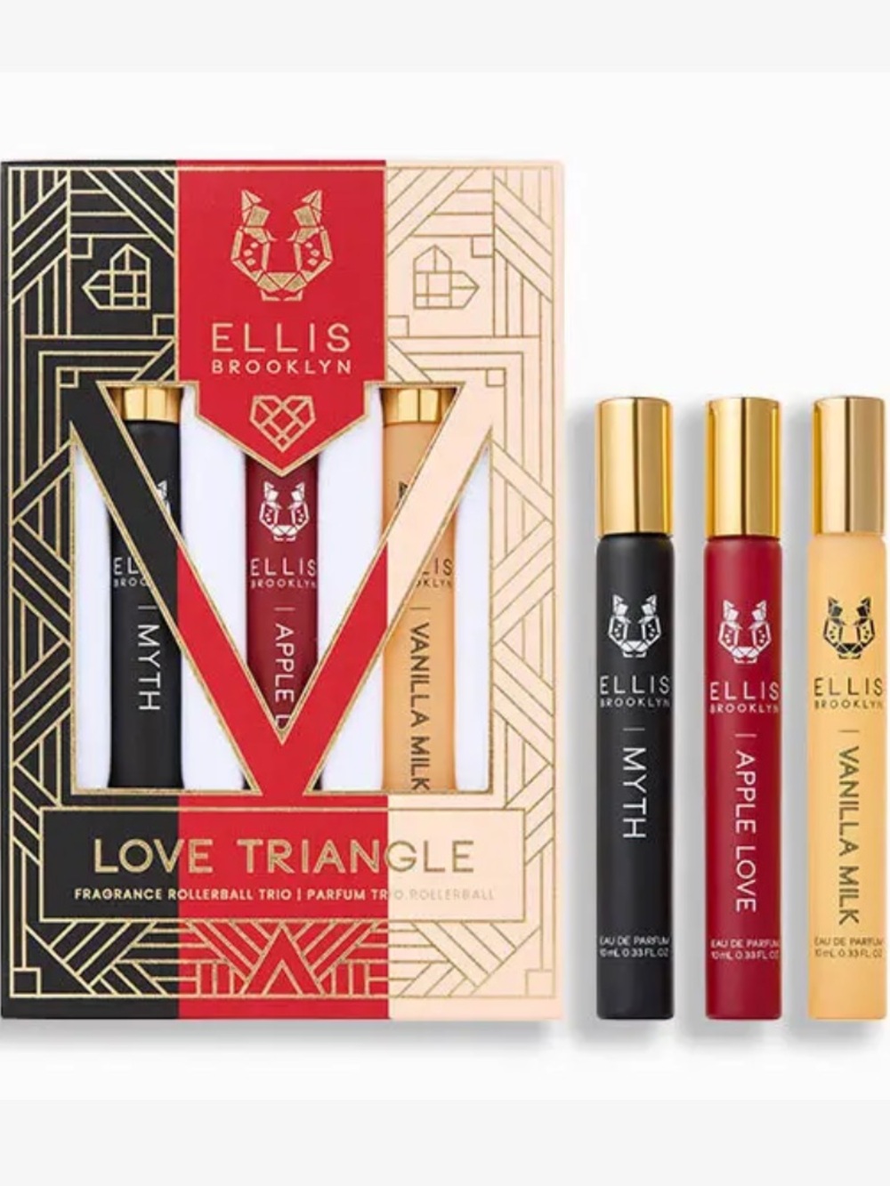 ✨ Ellis Brooklyn Love Triangle Rollerball Trio | Factory Sealed NIB